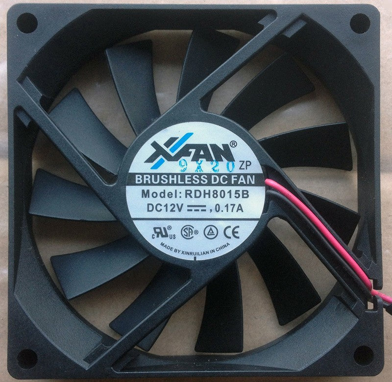XFAN RDH8015B 12V 0.17A 2wires cooling fan XFAN RDH8015B 12V 0.17A 2wires cooling fan